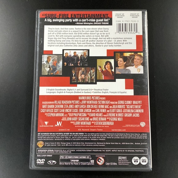 Ocean’s Twelve - DVD - Picture 2 of 5
